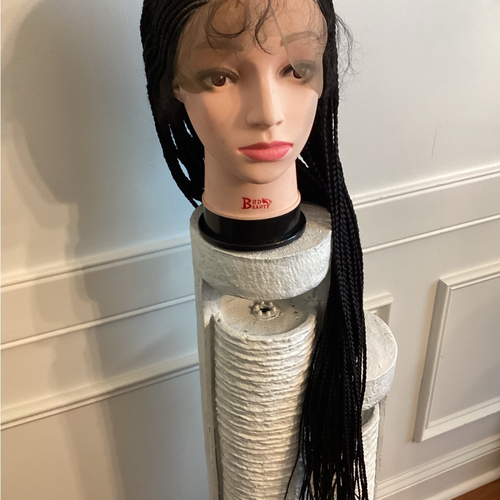Black Box Braid Wig 36  - 40 inches - Sleek Long Braided Style Color #1